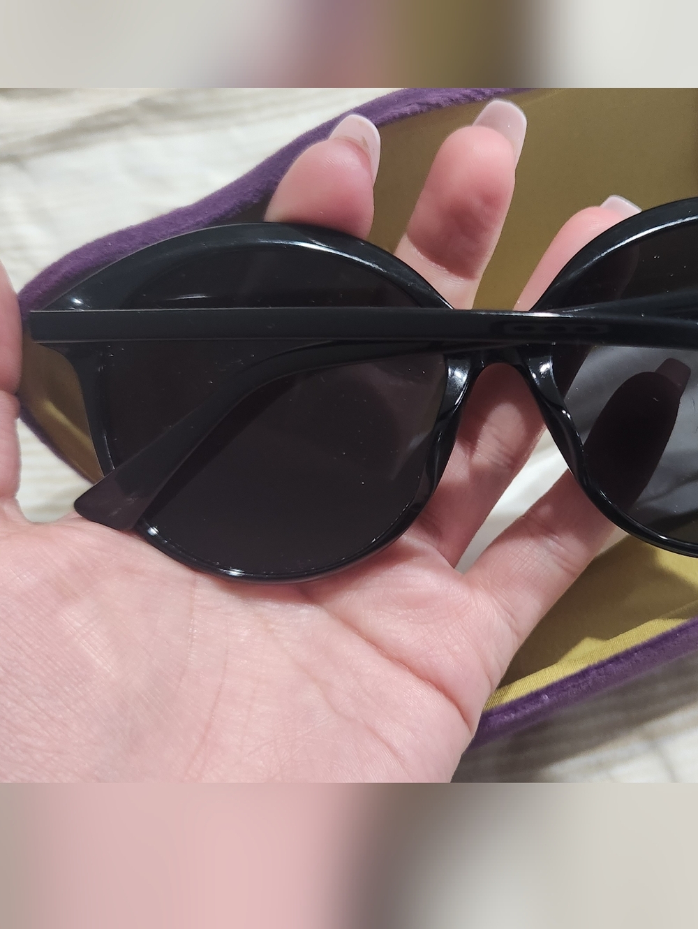 Gucci Sunglasses With Clean Clothe And CASE - Picture 4 of 6
